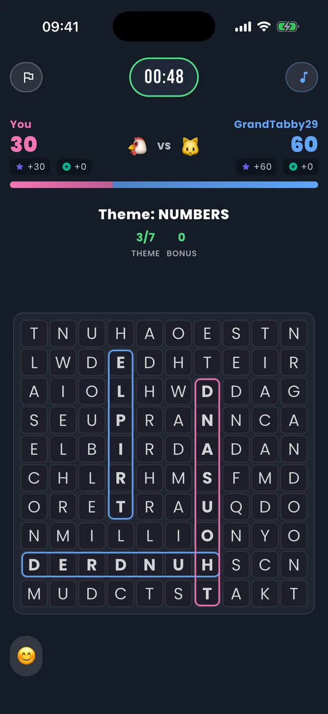 Word Chaser on a phone